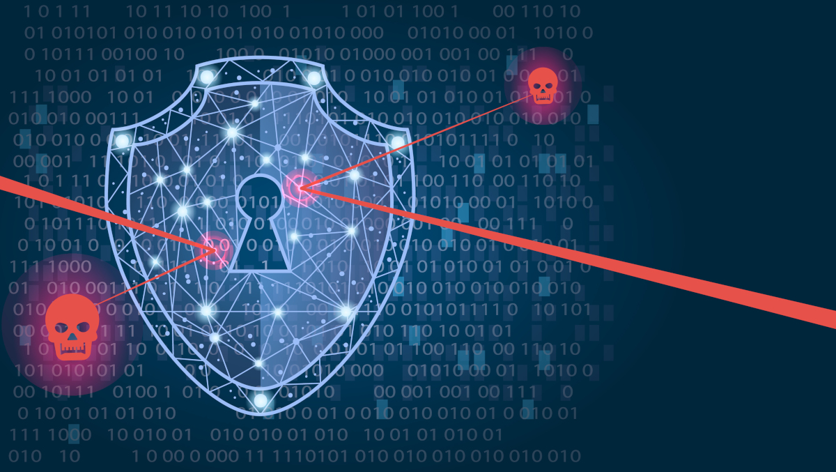 Cybersecurity Digital Padlock