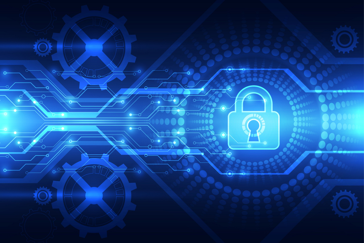 Cybersecurity Padlock