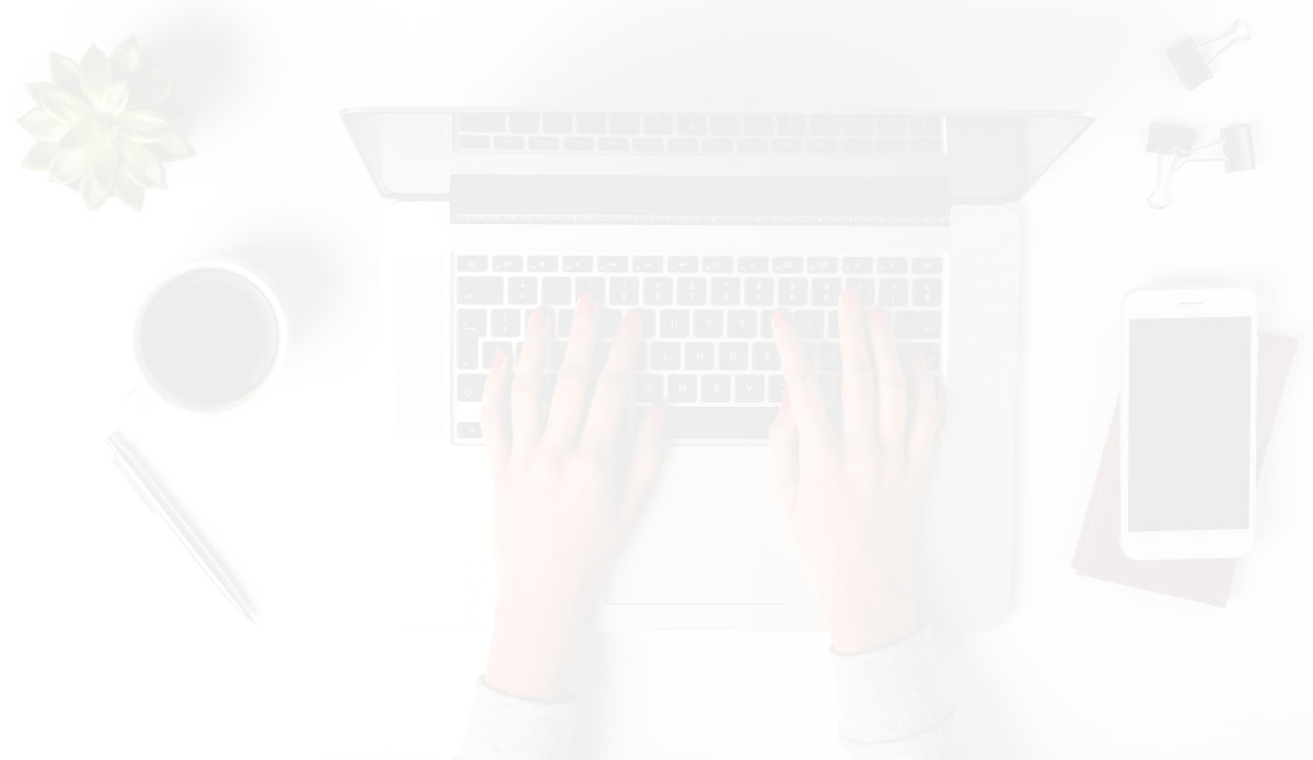 Man working on laptop