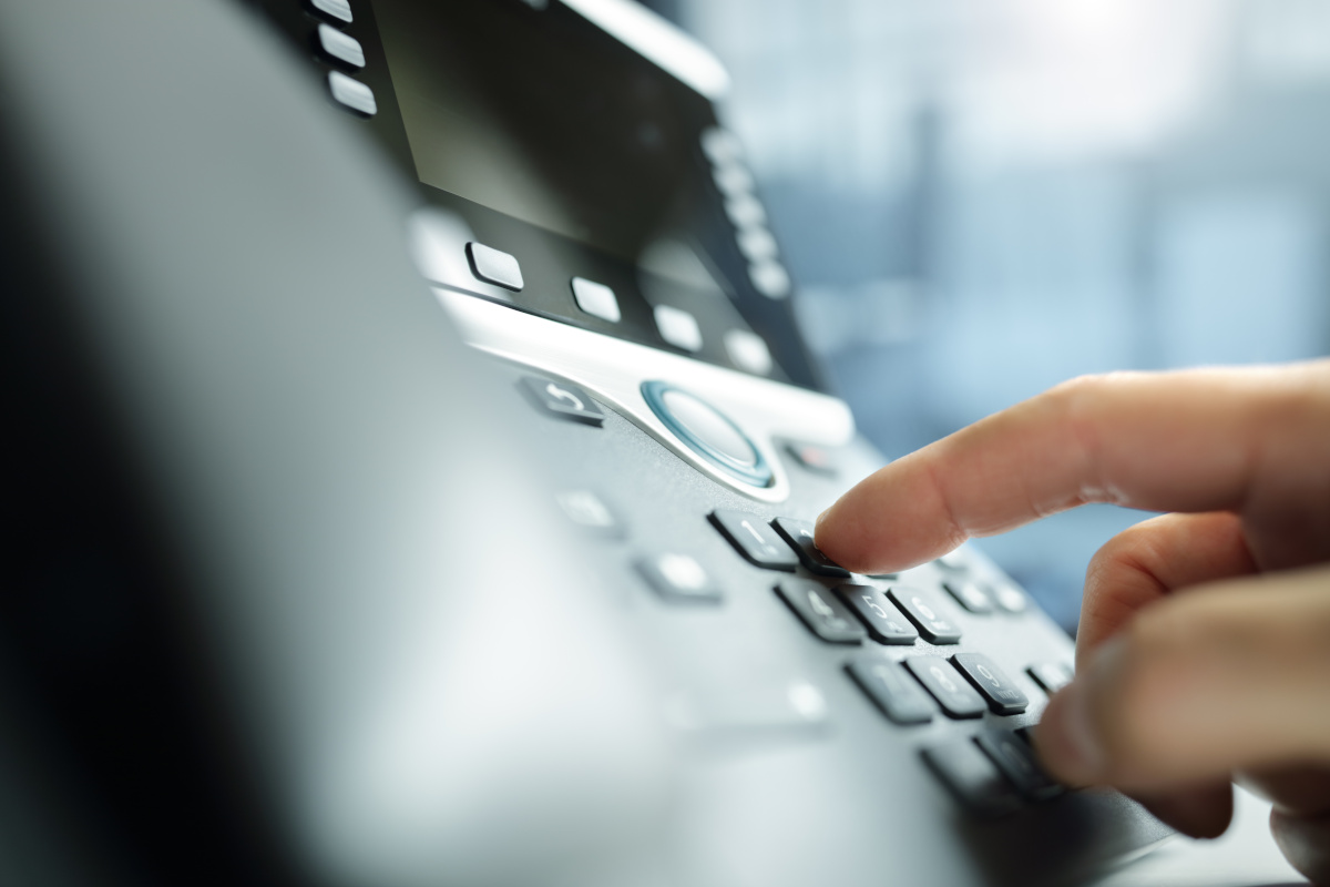 Man using phone